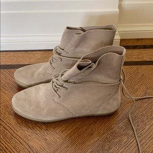 Clarks suede booties